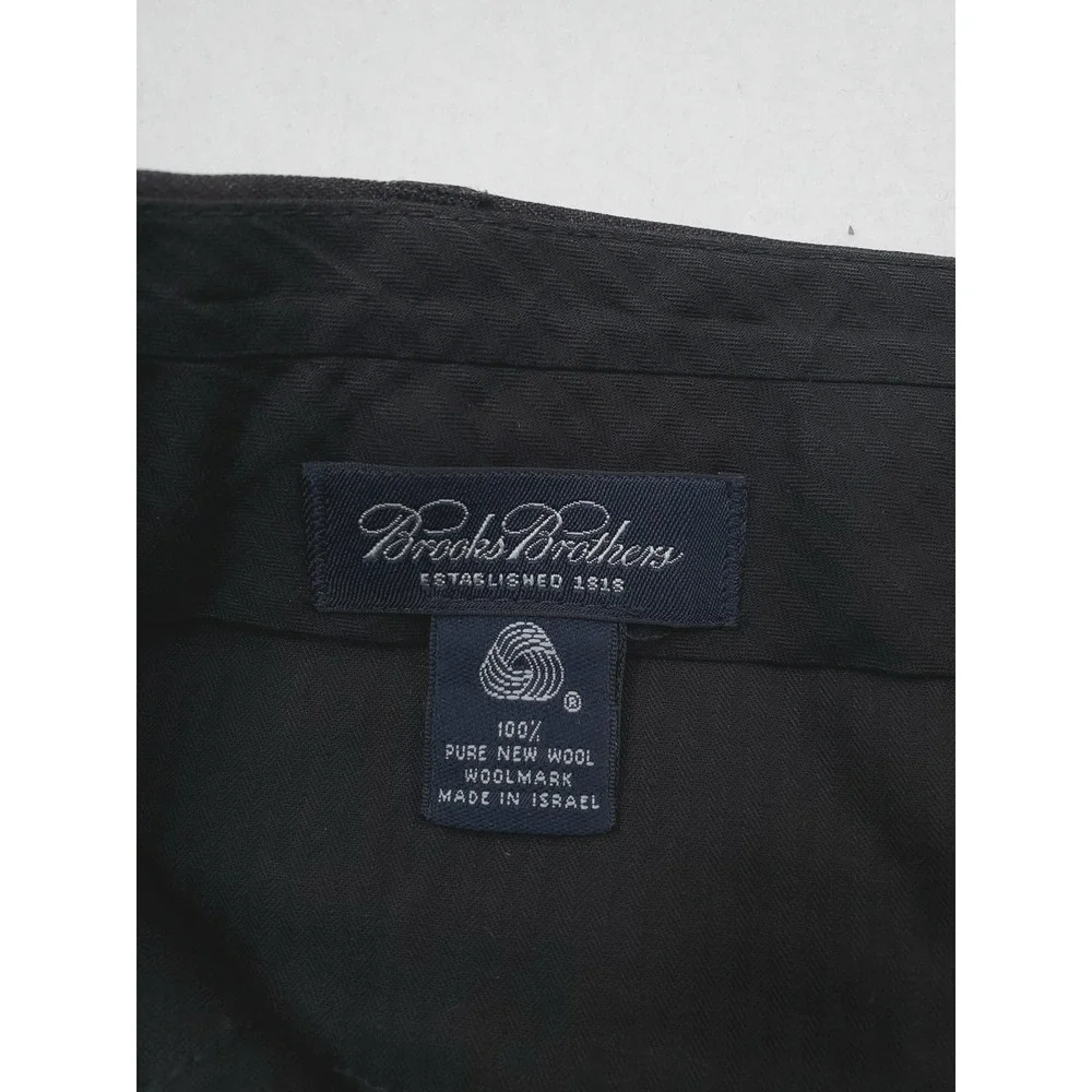 Brooks Brothers Suit Mens 44R 38x30 Gray Pinstripe Wool 2 Piece Classic Fit